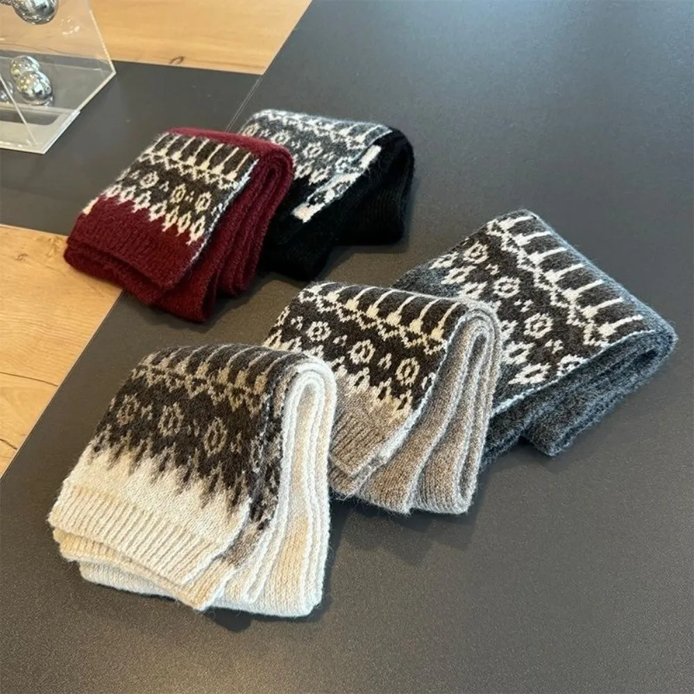 

Новый комплект: шапка с помпоном и шарф-снуд, ветрозащитный, теплый, вязаный, для детей 2-8 лет