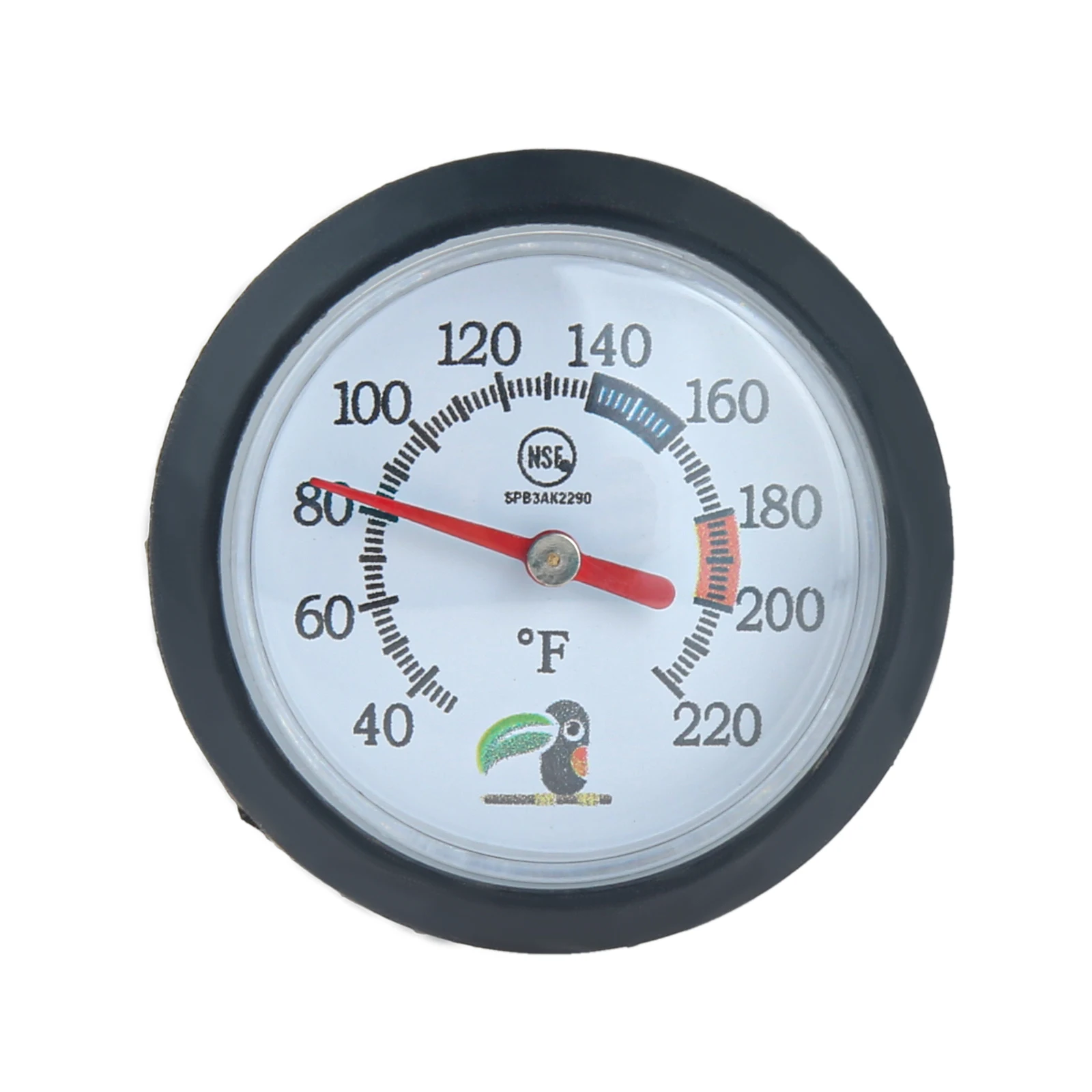 เครื่องวัดอุณหภูมิทำจากสเตนเลสสตีล40ถึง220F 11.2ซม. เครื่องวัดอุณหภูมิทำฟองนมอ่านได้ทันทีเครื่องมือทำบาร์บีคิวในครัว