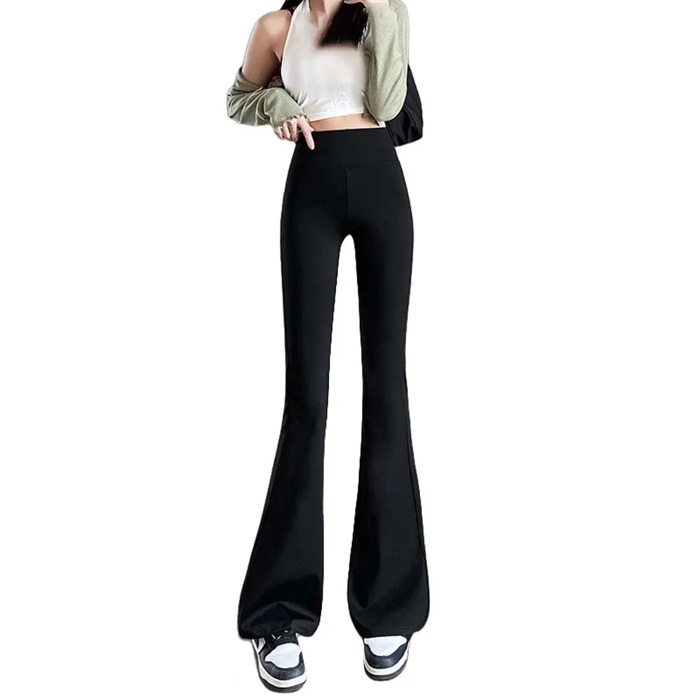 

Elastic Loose Women Long Trousers High Waist Workout Trousers Sports Yoga Shark Pants Korean Style Black/Grey Casual Pants Women