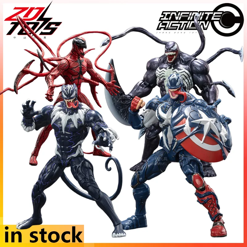 

Zhongdong Toys, оригинальные 1/10 INFINITE ACTION C, классическая серия Venom Black Panther, аниме, экшн-фигурка, модель игрушки, подарки для мальчиков