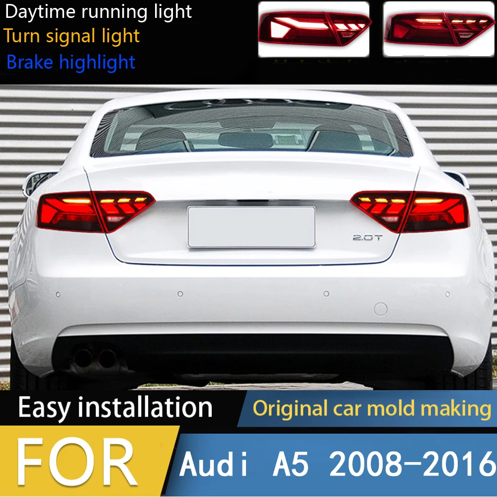 

Car Lights for Audi A5 Tail Lamp 2008-2016 S5 LE Tail Light Animation DRL Dynamic Signal Reverese Automotive Accessories