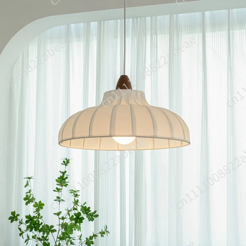 Modern Fabric Pendant Lights Nordic Ceiling Lamp for Living Room Bedroom or Restaurant Minimalist Home Decor