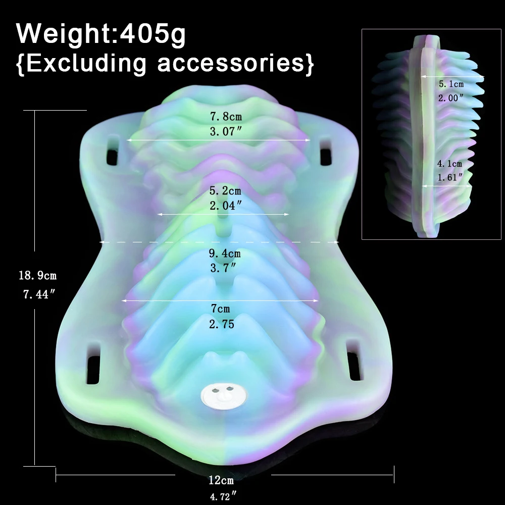 YOCY يمكن ارتداؤها الوحش الجنس طاحونة اللاسلكية تهتز المطاحن الإناث الاستمناء البظر محفز ألعاب جنسية من السيلكون للكبار #6