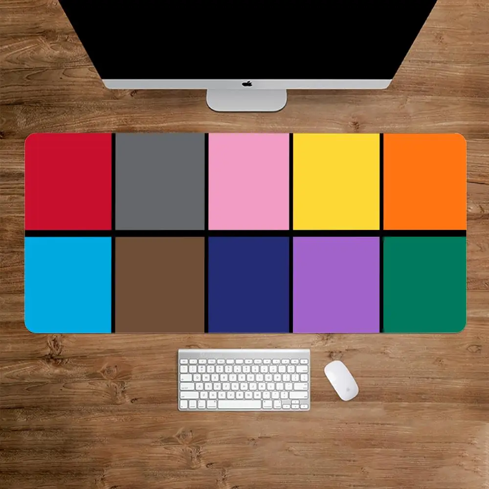 Colored Square Mouse Pads Pc Accessories Desk Mats Setup Gaming Mats Gamer Setup Decoration Large Mousepad 900x400 Playmat