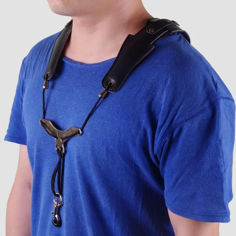 Neck Wear Strap Adjustable Tenor Sax Neck Strap Saxophone Strap for Neck Comfortable Clarinet Neck Strap Saxophone Straps