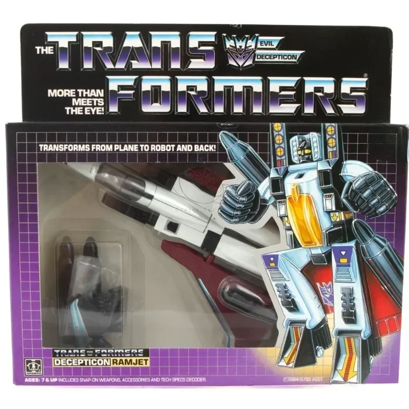 Op voorraad Transformers speelgoed Amerikaanse versie G1 84-86 KO Ramjet Model Robot Collection Action Figure Speelgoed Geschenken Hobby
