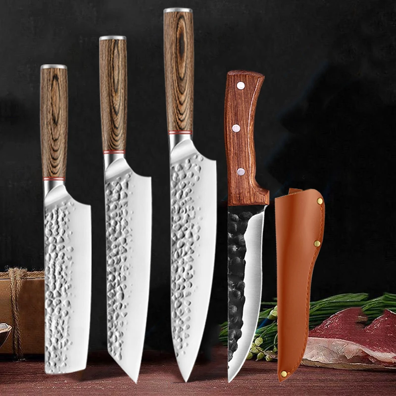 

Sharp Fish Fillet Santoku Knife Stainless Steel Kitchen Meat Cleaver Utility Paring Slicing Salmon Sushi Japanese Knife