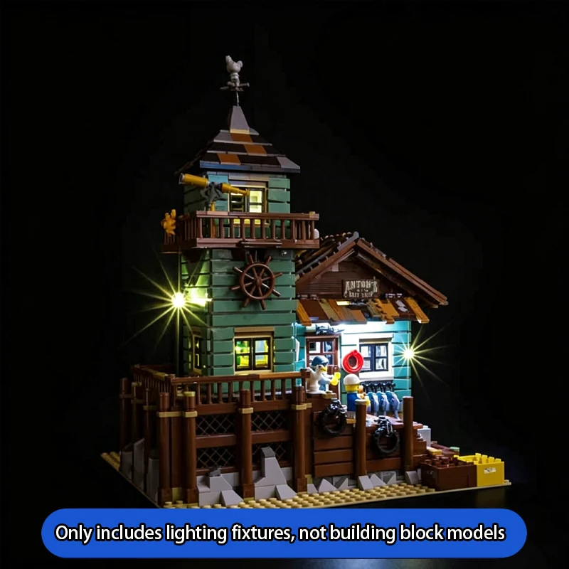 LYBMTWF LED Lighting Kit Compatible with Lego 21310 Old Fishing Store(NOT Include The Model Bricks)