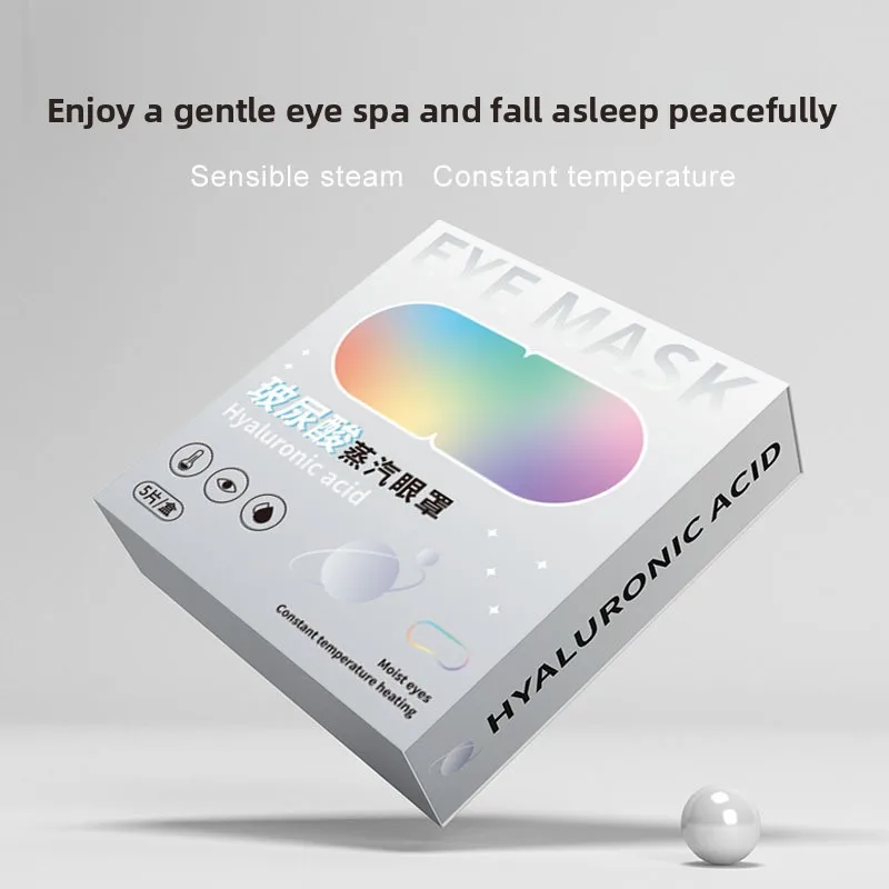 

Паровая маска для глаз с гиалуроновой кислотой, 5 шт., увлажняющая и согревающая для сна