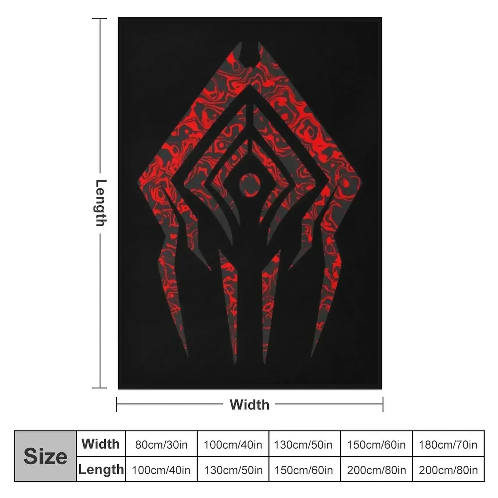 Warframe Stalker Sigil Classic Throw Blanket Plaid Loose Thermal Blankets