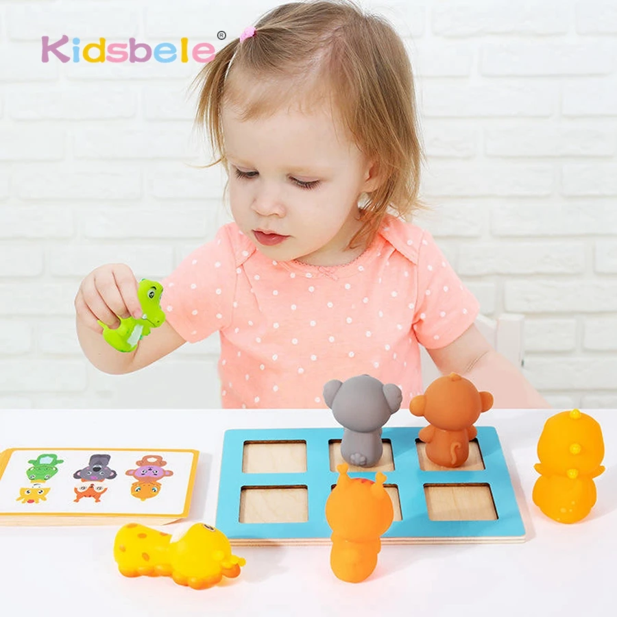 6 pçs animal fantoches de dedo do bebê aprendizagem precoce brinquedos montessori criança classificação brinquedo macio figuras dos desenhos animados para crianças educação presente