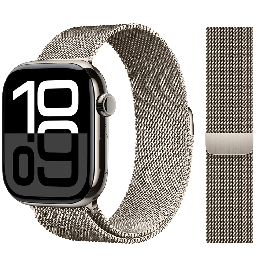 Milanese Loop Armband für Apple Watch Band 46mm 44mm 45mm 40mm 42mm 41mm Correa Armband iWatch Series 11 10 9 8 SE 7 6 Ultra 3 2