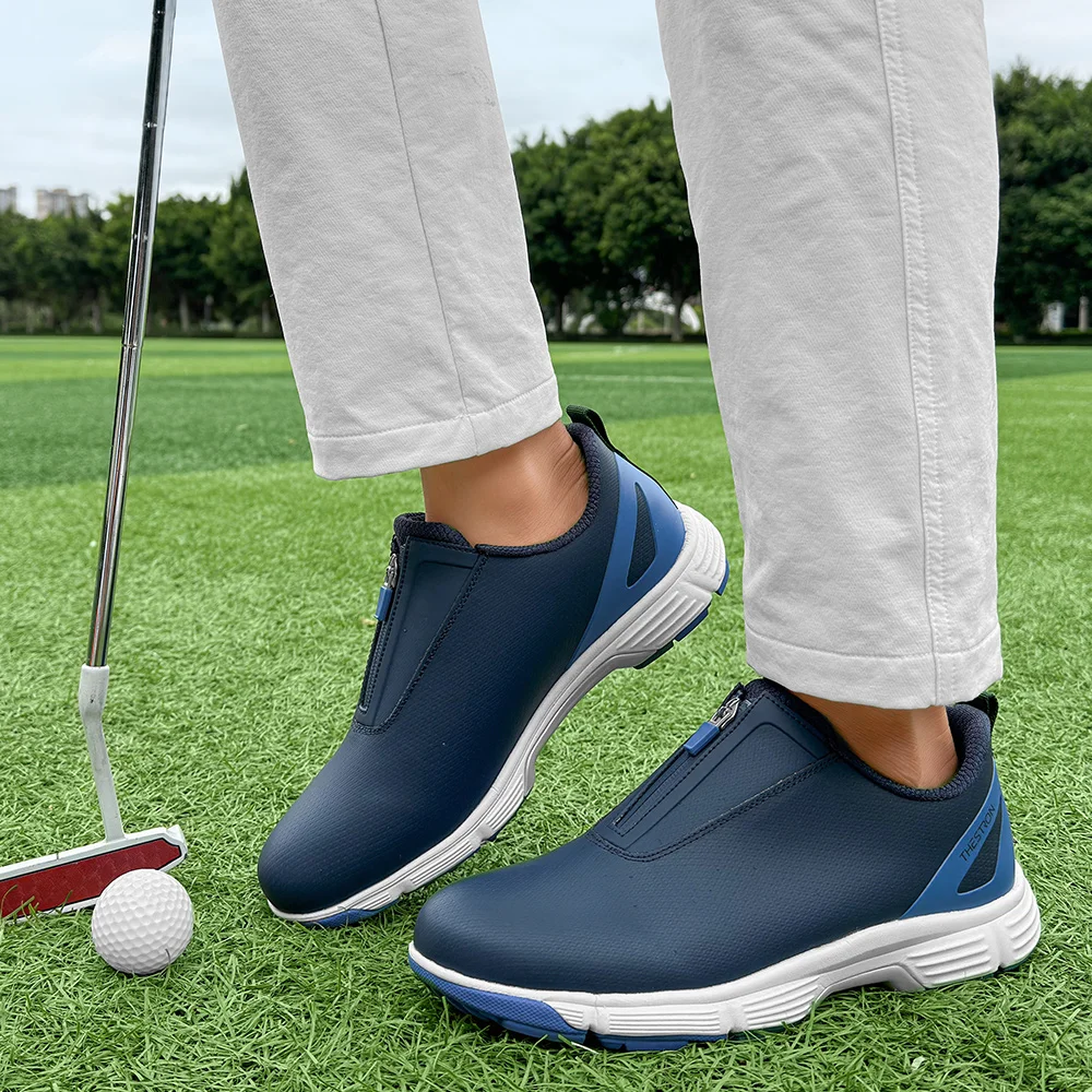 Chaussures de golf coordonnantes pour hommes, entraînement de fitness en plein air, chaussures de marche, mode, nouveau, 2024, TAN39-49