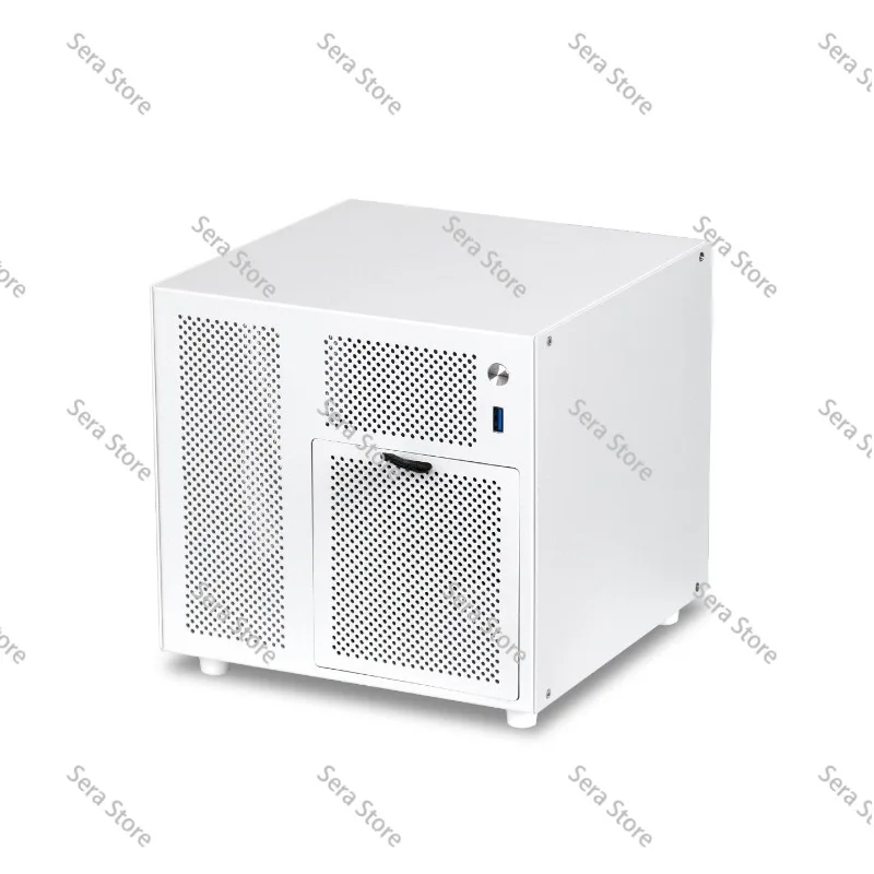 4 Bay NAS Chassis SFX Power Supply Mini ITX Motherboard Support Home Storage Server Small Form Factor Case