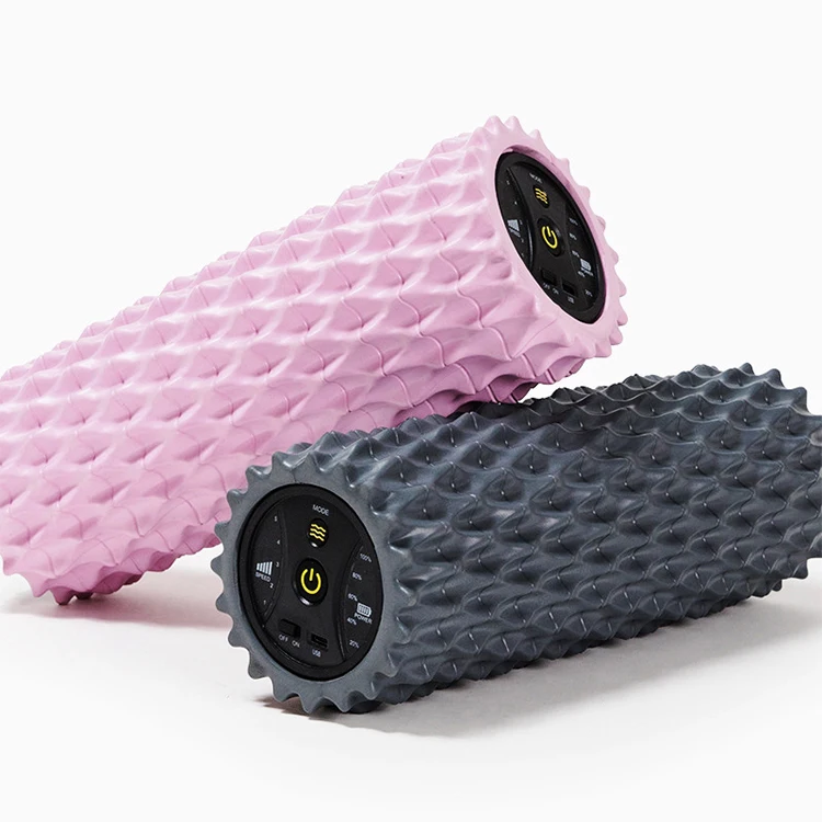 

Electric Fitness Yoga Vibrating Muscles Massage Foam Roller New LED Display Portable EVA Material