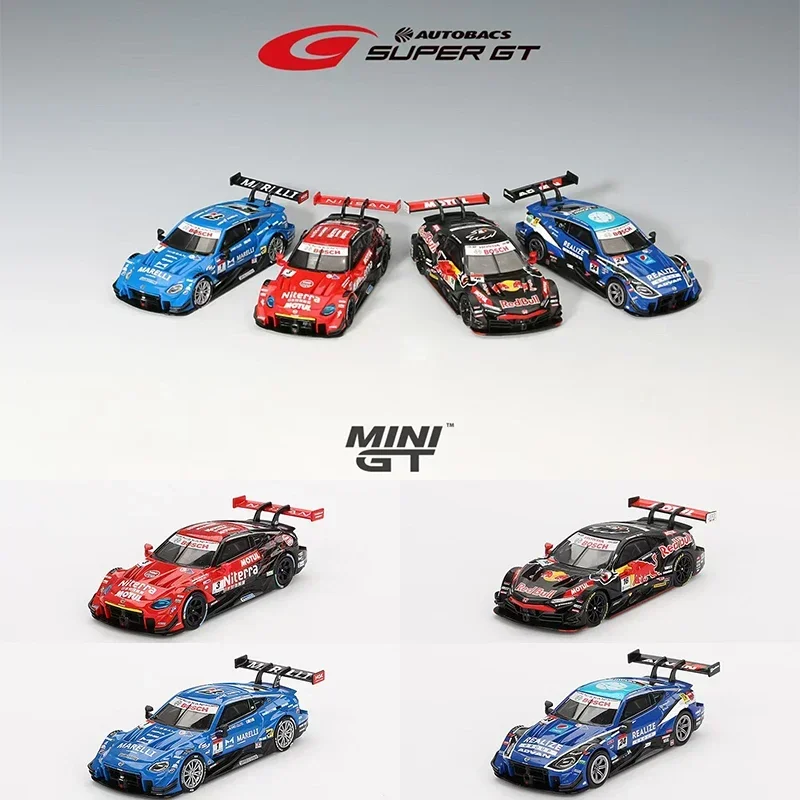 

MINIGT In stock 1:64 Z GT500 NSX SuperGT Series Diecast Diorama Model Collection Miniature Toys