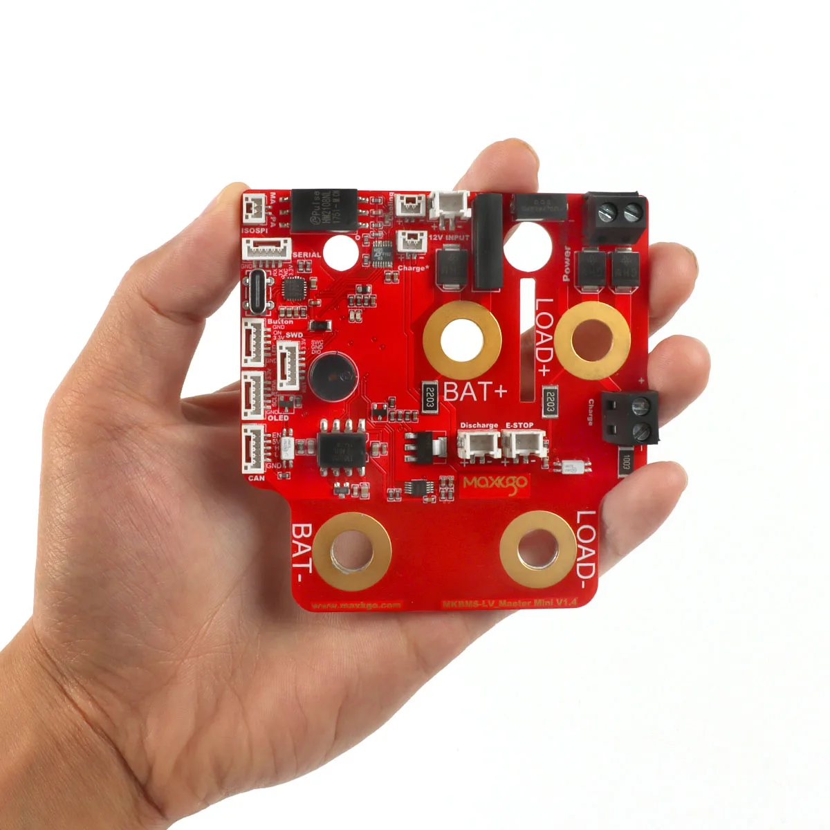 

Maxkgo 30V-150V Smart BMS Board Aluminum PCB Battery Protection Master for Li-ion Lithium Pack Low Voltage Standard