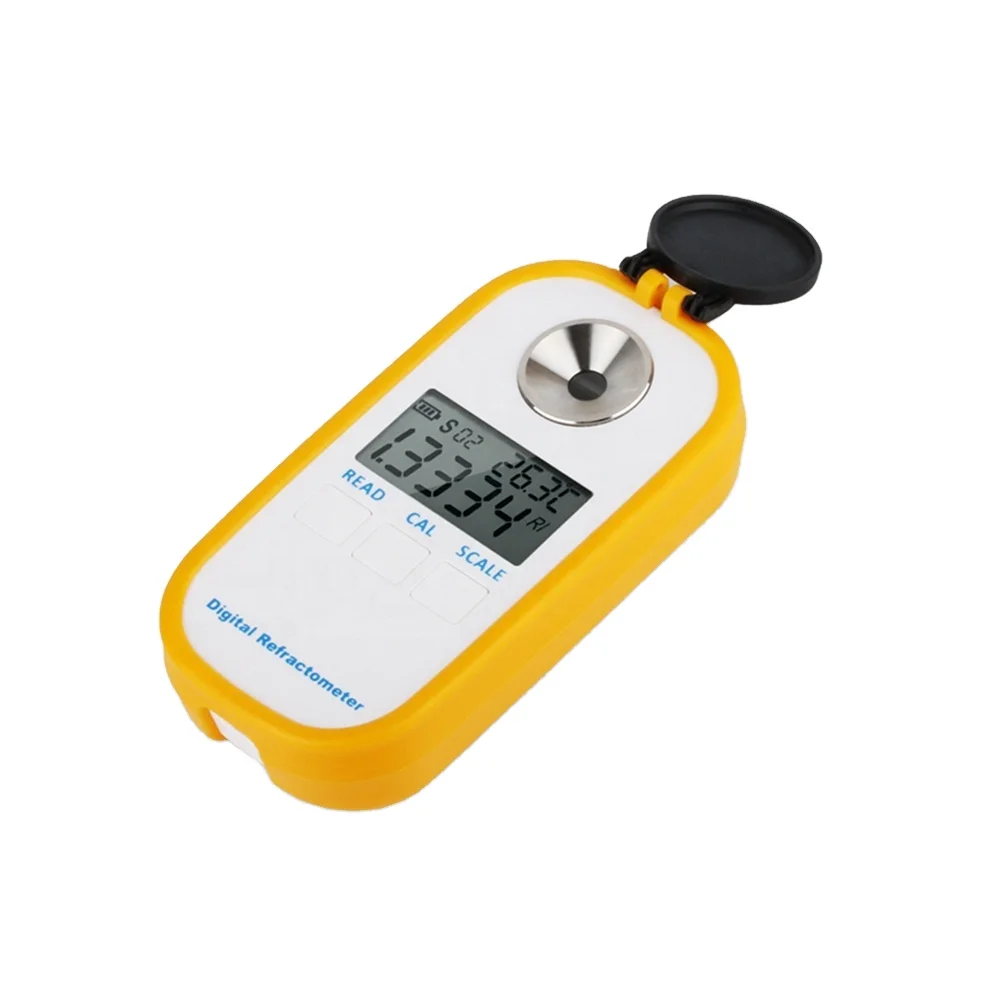 Digital ATC Refractometer Fruit Sweetness Meter and Concentration Meter for Measuring Fruit Saccharimeter Concentration