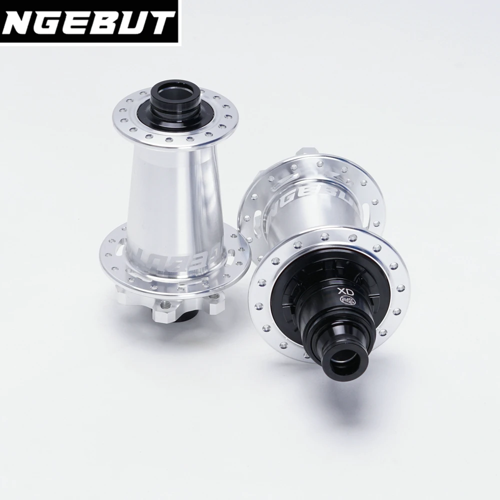 NGEBUT Silvery  690 Rings Bicycle Hub Sealed Bearing 6-bolt Disc Brake J-Bend 28/32 Holes  BOOST MTB Hub HG XD MS148*12 110*15