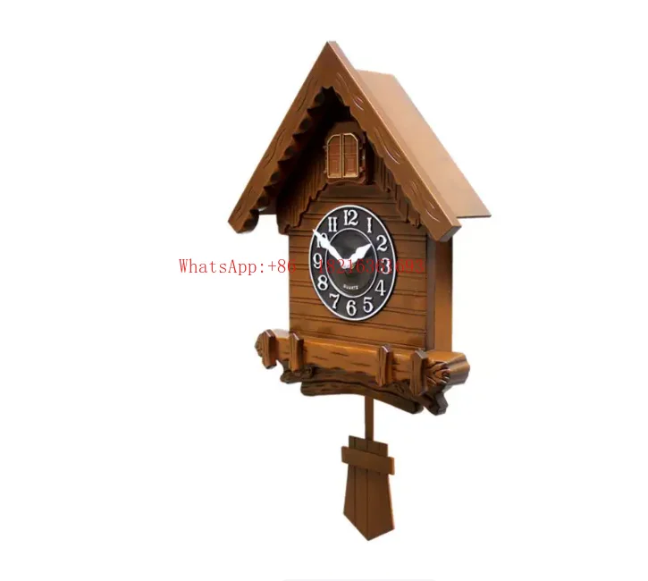 Music Wall Clock Creative Fashion Living Room Clock Chime Silent Bird Wall Watch