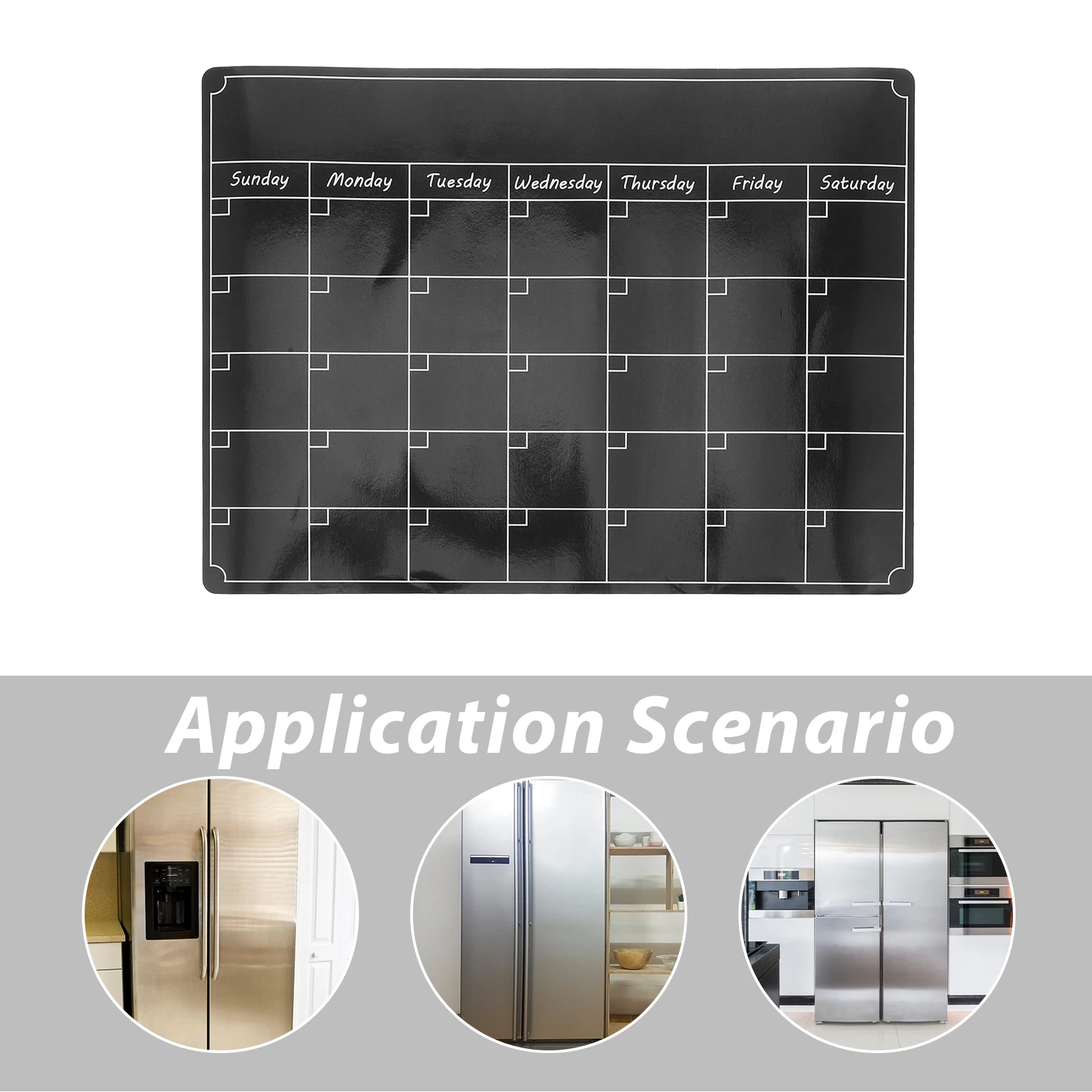 

Magnetic Whiteboard For Fridge Dry Erase Schedule Reminder Planner Board Refrigerator Message Organizer Kitchen Supplies