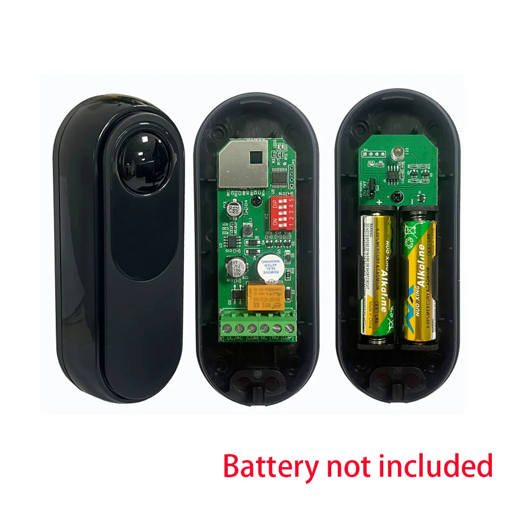 Dispositivo rilevatore sensore a infrarossi per fotocellula wireless con raggio singolo da 15 m per sistema di allarme