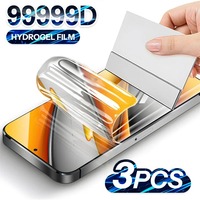 3Pcs Full Cover Hydrogel Film For Xiaomi 15 14 13 13T 14 Ultra Screen Protector For For POCO F7 Ultra F6 F5 Pro F4 GT Film