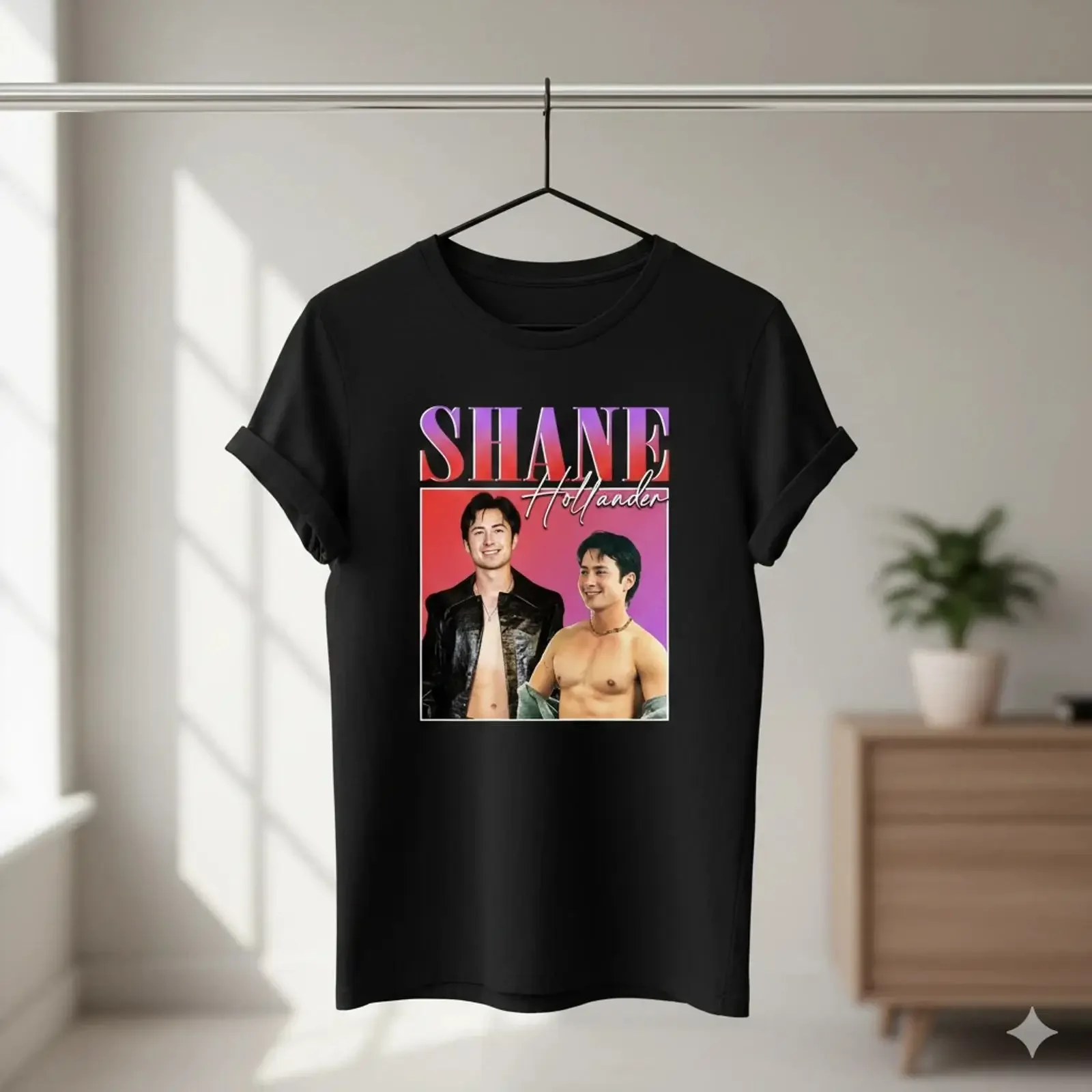 Shane Hollander T Shirt Vintage Celebrity Fan S290 vintage Washed Top For Everyday Wear graphic fashion Versatile Soft