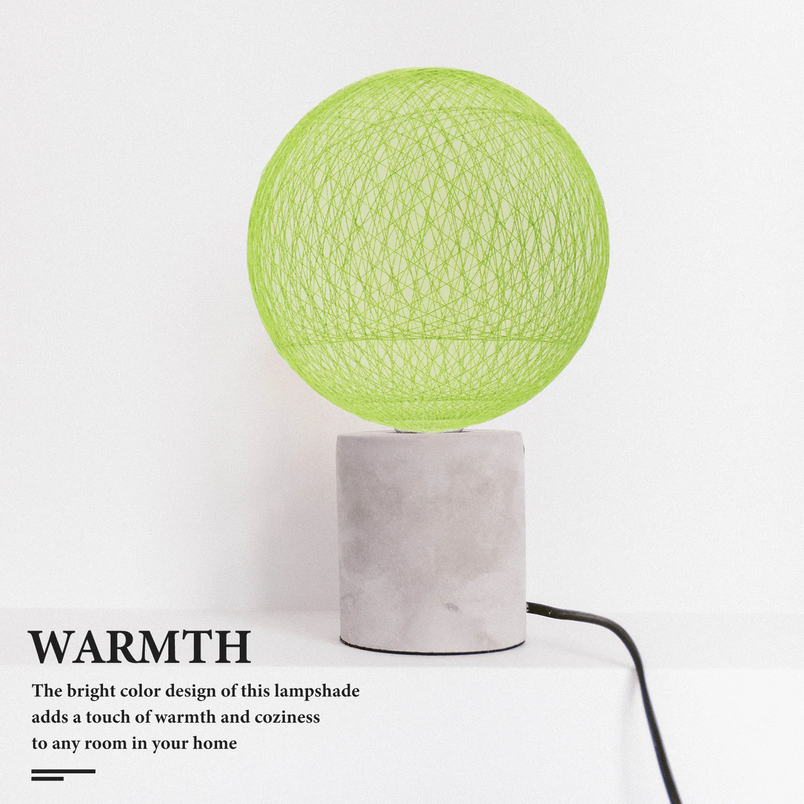

Globe Lamp Shade 21mm Hole Green Wire Round Lampshade for Pendant Lights Decorative Replacement Shades Ceiling Lighting