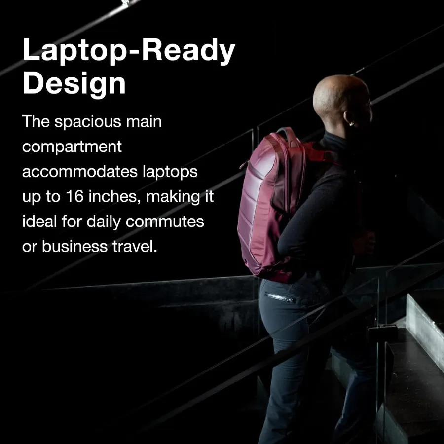 حزمة Osprey Ozone Slim - حقيبة ظهر خفيفة الوزن للكمبيوتر المحمول مع جيوب زجاجة مياه معلقة AirScape وتصميم نحيف للسفر - مناسب #4