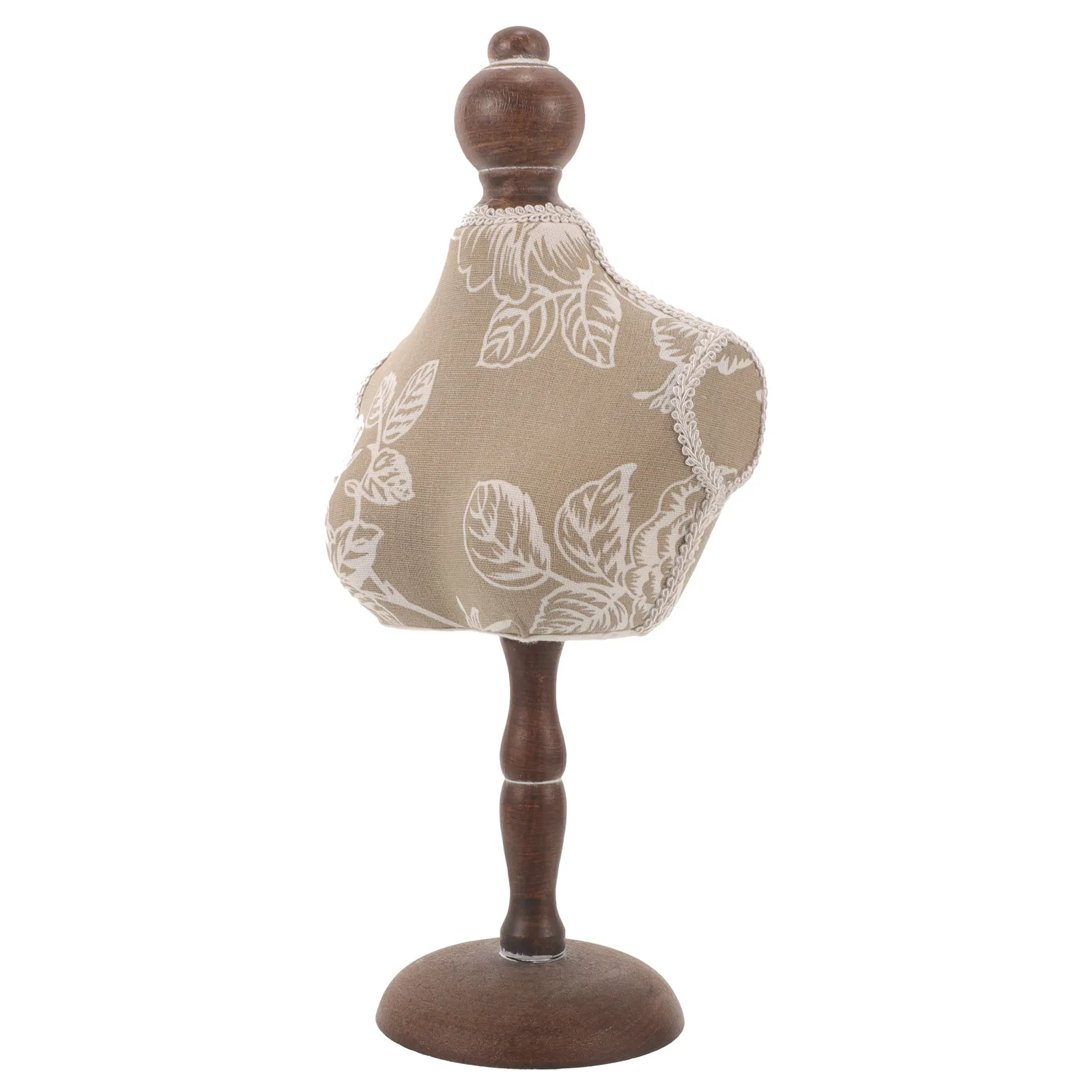 

Sturdy Wooden Necklace Display Stand Vintage Style Jewelry Organizer for Personal Use Stores Exhibitions Jewelry Display Stand