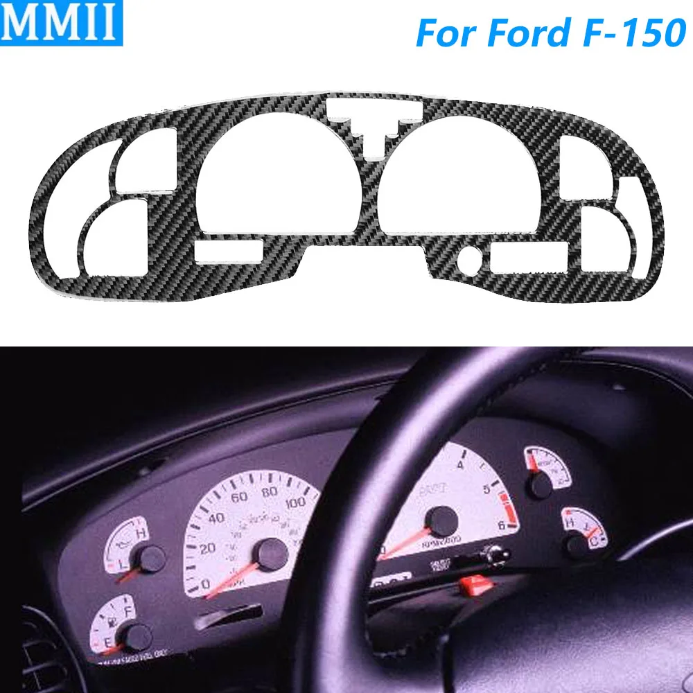 

Для Ford F-150 Raptor 1997-2004: накладка на панель приборов из углеродного волокна, декоративная наклейка, аксессуар для автомобиля
