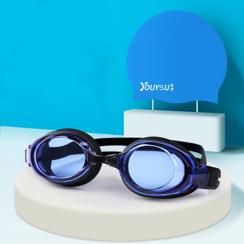 

Anti Fog Myopia Waterproof Swimming Glasses UV Protection Adjustable Silicone Eyewear Professional Surfing Beach Diving Goggles