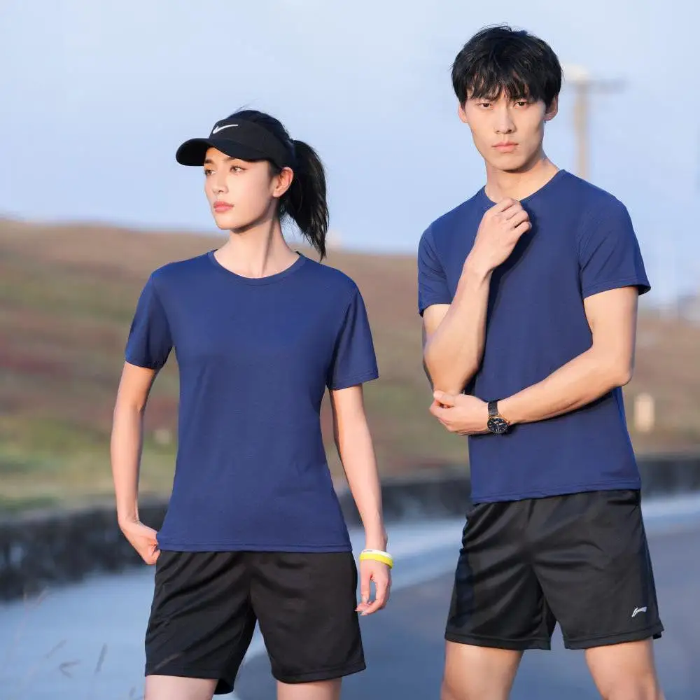 Summer Men's Quick Drying T-shirt Printed With Logo Personalized Custom Design Pattern Outdoor Running Company Employees Top