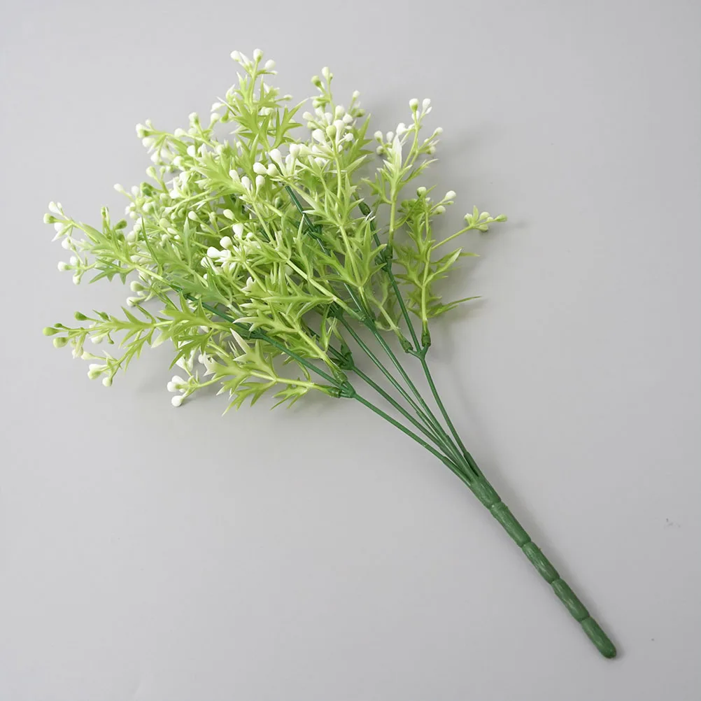 

4 Pcs Simulated Snow Fruit Plants Decors Decoration Indoors Faux Small Artificial Flower Arrangement