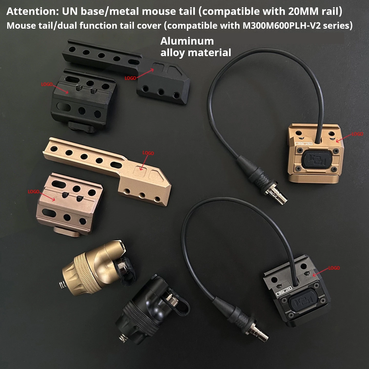 Metal Tail Cap Dual Function Pressure Switch Cover For Surefire M300 M600 Tactical Flashlight Airsoft Light