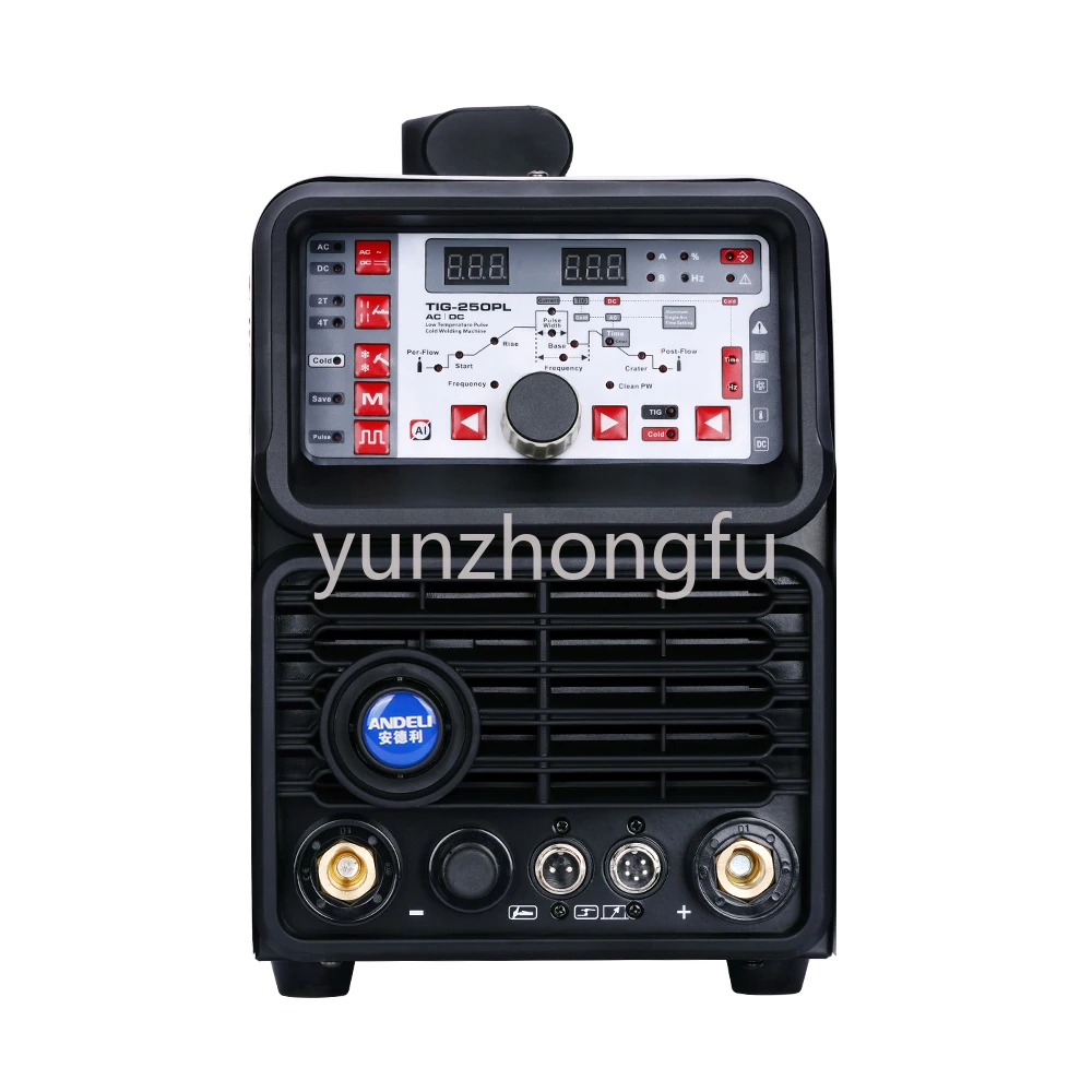 

TIG-250PL Aluminum TIG Welding Machine with Foot-Padel AC DC Pulse Cold Welding Machine 220V