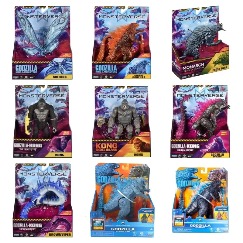 Speelkameraadjes Godzilla Vs Kong Empire Beweegbare gezamenlijke Action Figure MOTHRA FROST VARK Skar King Shimo Model Speelgoed Kinderen Geschenken