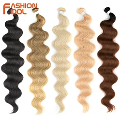 FASHION IDOL Synthetic Hair Body Wave Hair Bundles 26
