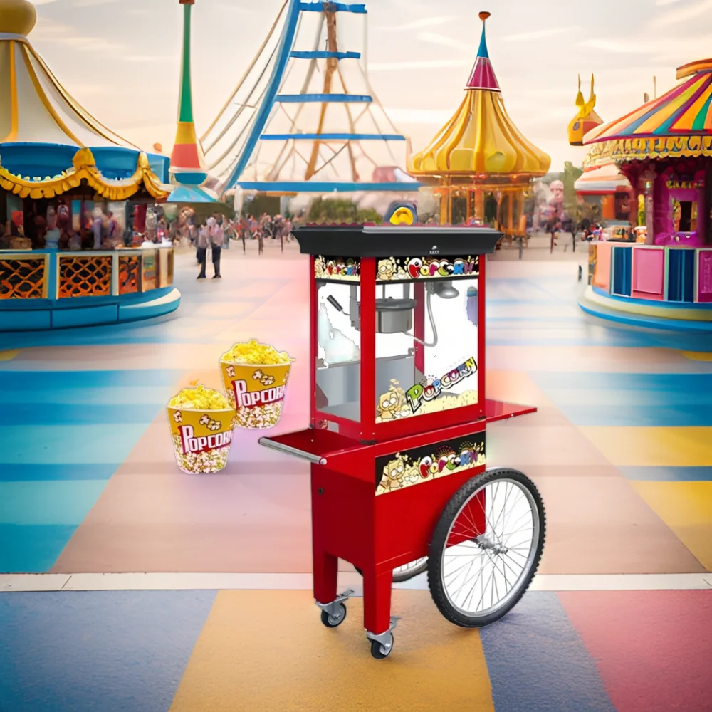 Industrial Electric Popcorn Machine Price Commercial Caramel Popcorn Machine