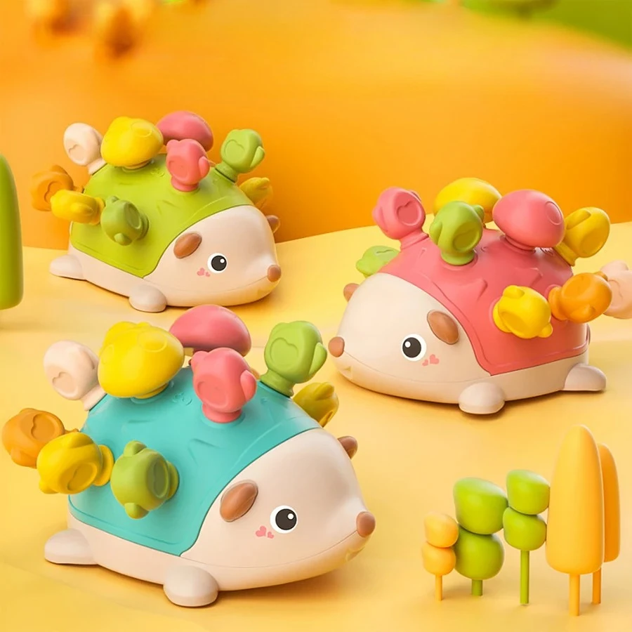 Hedgehog Insertion Fun Educational Toy for Kids Early Learning Parent-Child Interaction Fine Motor Skills & Finger Concentration