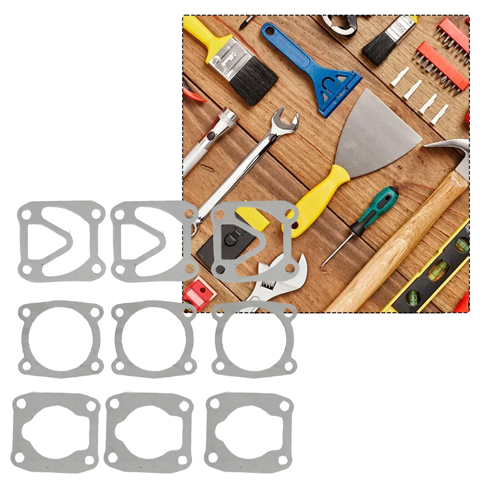 

Air Tools High Quality Workshop Equipment Air Compressors Valve Plate Gaskets Washers A /B /C Type Black 3 In 1