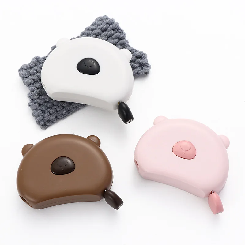 

Cute Bear Cartoon Tape Measure Students Portable Sewing Tailor Dressmaking Measure Bust Waist Telescopic Soft Ruler 150cm/60Inch