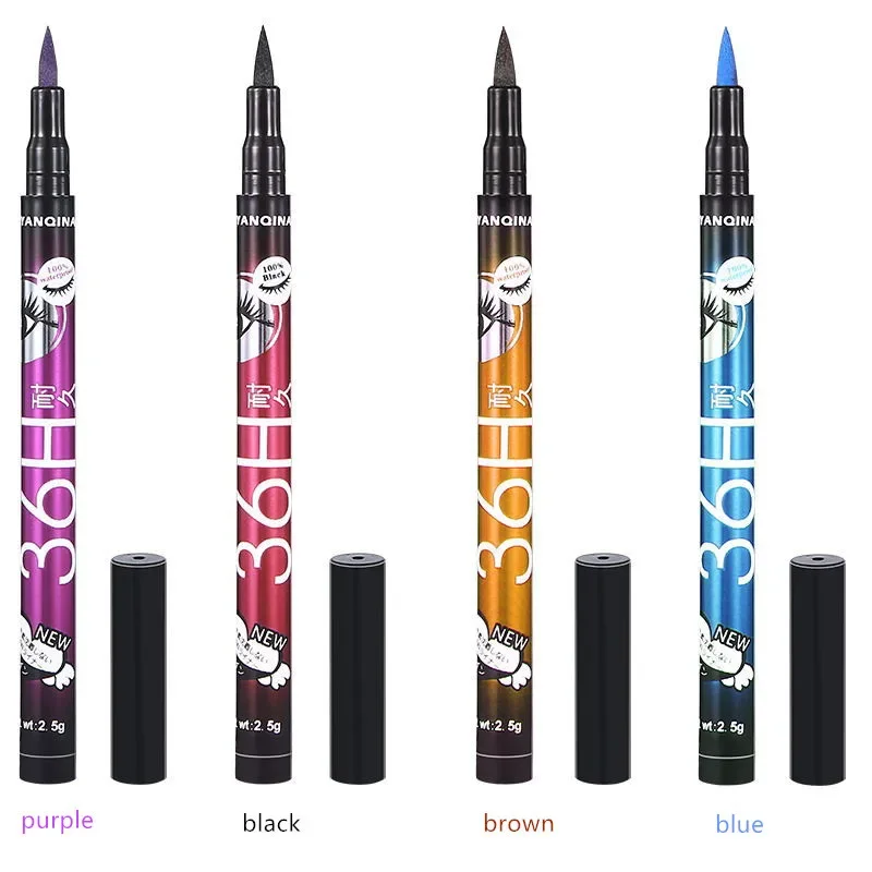 1 Stück Hot Make Up Ultimate Black Liquid Eyeliner – Langanhaltender, wasserfester Eyeliner-Stift – Kosmetik-Werkzeug_voghion.com