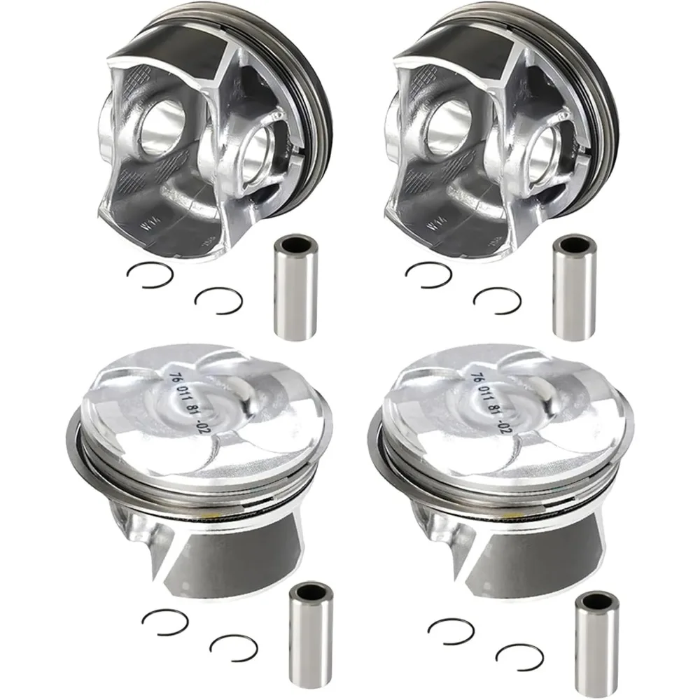 4PCS Pistons Rings STD For BMW Mini 316i Cooper S F20 F30 R56 1.6T N13 N18 Replacement 11257601077 11257601181