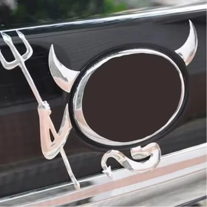 Car 3D Stickers Little Devil Demon Car Emblem Sticker PVC Sticker Decoration DIY Car Waterproof Universal Exterior Accessories 3
