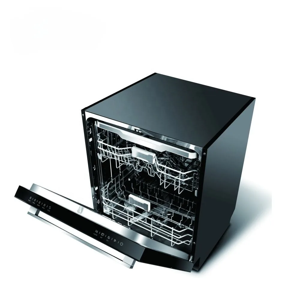 

Посудомоечная машина 220В ODM/SMT, отдельностоящая, из нержавеющей стали, 16 настроек, 8 программ, коммерческая, 1750Вт, на 12 комплектов посуды, черная, EU