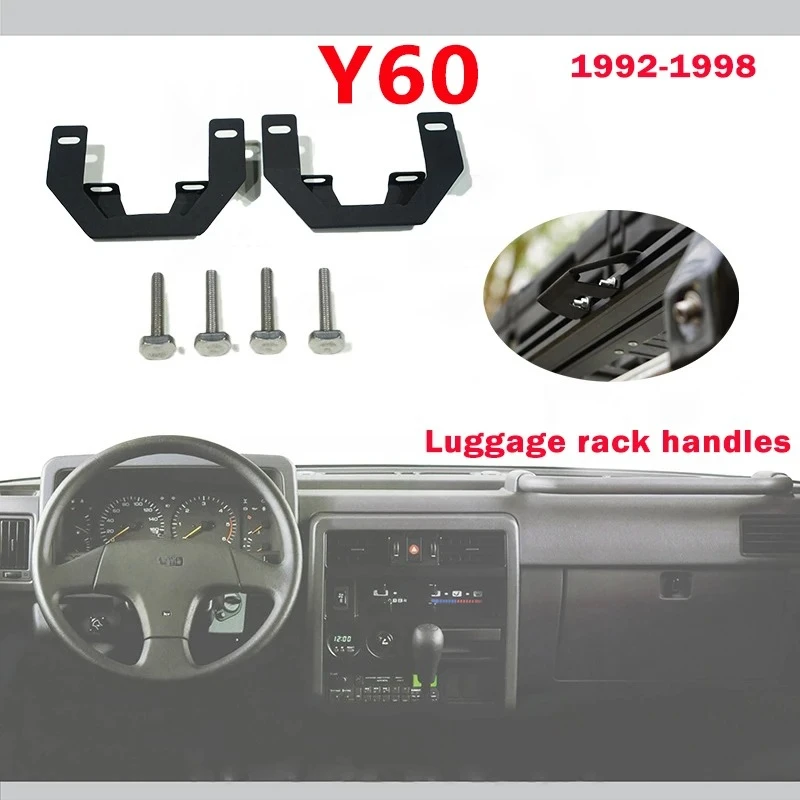 For Nissan Patrol Y60 Roof Rack handle Entry Assist Handle Nissan Safari Roof Handle Roof Rack Side Handle Modification Parts