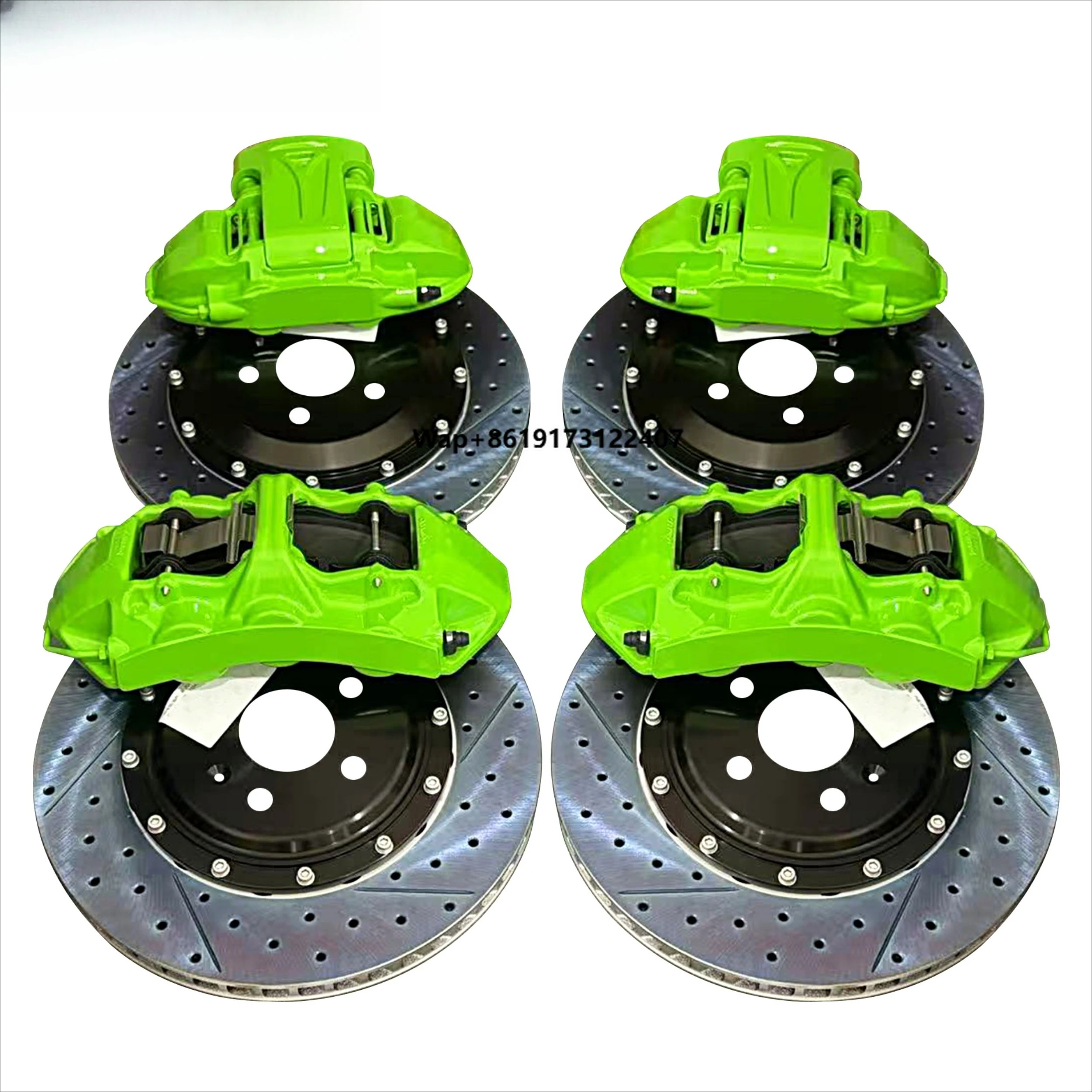 Car System Calipers Pads Perforated Brakes Discs Kits for Patrol Y61 3.5 Touring G37 Q50 F22