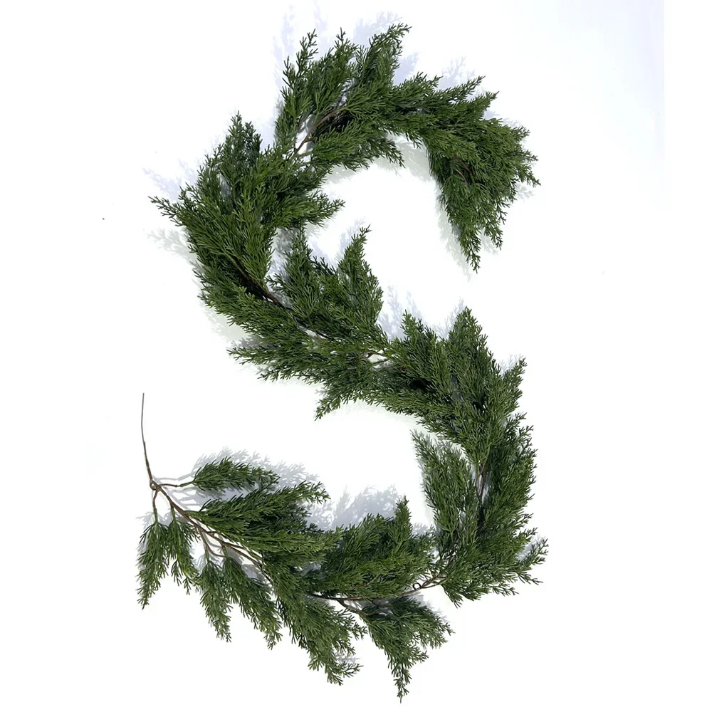 

Artificial Green Plants 2023 New Year Christmas Garland Wreaths Home Party Decoration Pine Tree Rattan Hanging Ornament For Kids